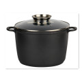 Ensemble de cuisine antiadhésif en aluminium en gros, cuisinière à gaz à induction 20 24 28 cm non coquette sans bâton Casserole en revêtement